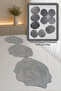 Flora Luxury Runner Living Room Coffee Table Cover Set French Laced Dowry Set Lace Rose Patterned 6 Pieces