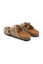 Lily Beige Color Cork Sole Slippers - 9