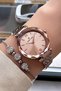 Original Women's Wristwatch 3 Atm Waterproof Rose Color Steel Band Bracelet - 2