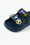 Boys' Football Themed Double-Strapped Non-Slip Sole Slippers - 5
