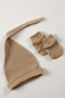 Tiny Team 3 Piece Organic Cotton Newborn Mini Hospital Discharge Set - Earth Color - 2