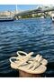 Sandals Beige Sandals Women's Beige Sandals Beach Sandals Double Buckle Sandals Casual Sandals 2cm - 4