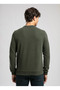 Khaki Men's Round Neck Regular Fit Sweatshirt 261 Lcm 241064 Newdiagonal Khaki - 3