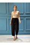 5551 Paçasi Capsule Detail Shalwar Pants Black - 2