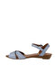 Blue Light Leather Women's Sandals 01Wn3808 - 3