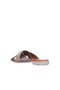 Shoes Bronze Multi Leather Women's Flat Slippers 01Wn5018 - 4