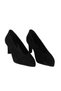 Black Suede Women's Heeled Shoes 39Wa2881 - 4