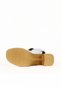 White Leather Women's Heeled Sandals 01We3701 - 5