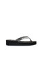 Silver Shiny Mirror Women's Flip Flops 26Wt202644