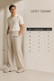 Men's Summer Synthetic Linen High Waist Elastic, Loose Cut Trousers C350 - 2