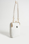 Sn 1433 Burslu Women's Shoulder Bag Clip-On Handbag Crossbody Bag White - 3