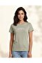 Women Green Printed T-Shirt