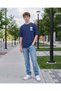 Senior Boys Navy Printed T-shirt - 5
