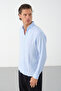 Men's Breathable Muslin Fabric 100% Cotton Washable Pocketless Shirt - 7