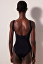 Basic Sports Black Swimsuit - 3