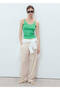 V-neck knit blouse - 2