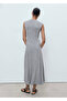Strass Stone Midi Dress - 4