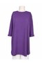 Women's Lycra Solid Color Short Sleeve Comfortable Cut over Size Tunic Combed Cotton for Middle Age and Above - 6