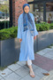 Long Tencel Shirt - Light Blue - 2
