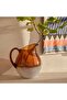 OMMJÄNGE Jug, glass/brown, 2.7 l - 2