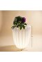 مركن زرع مودرن مع إضاءة LED مقاس كبير - 5