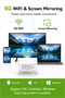 HT29 Mini Smart Projector – 4K Supported, Wi-Fi & Bluetooth, - 2