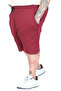Mode XL Large Size Men's Capri Side Pocket MULINE 20501 Plum - 3