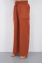Muslin Palazzo Trousers Women's Summer Loose Wide Leg Casual Comfortable Elastic Waist Pocketed Daily Stylish Trousers - 3