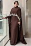 Fashion Night Stone Embroidered Inside and Outside Senti Crepe Evening Dress