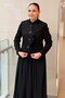 Patterned Ruffled Jacket Skirt Evening Dress Set - 3