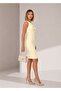 Women's Stylish Buttoned Dress - 5