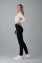 Women's Mom Fit Straight Leg Classic Black Jeans - 5