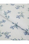 Blue spring double size pique 200x220 cm blue - 3
