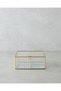 Anissa jewelry box 16x16x6 cm gold - 2