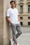 Men's Winter Warm Cotton Sporty Sweatpants with Elastic Legs