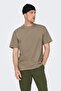 Onsfred Life Rlx Ss Tee Noos Men's Brown T-Shirt - 22022532