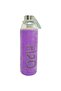 Glass Flask with Plush Cover 600 ml Lilac