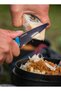 Fieldchef Folding Pocket Knife Blue, 10cm Stainless Steel 18/8 Food-Grade Camping Knife with Locking Blade, G10 Handle, Foldable Design & Nylon Carry Case for Outdoor Cooking & Survival - 7