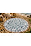 Mandala Flower and Geometric Beach Towel 150X150Cm