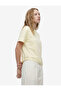 Short Sleeve Crew Neck Lace Detailed Comfortable Fit T-Shirt - 3