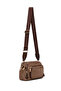 Women's Brown Fabric Mini Crossbody Bag 26Pbd24906F - 6