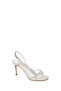 Women's Beige Ankle Buckle Thin Heeled Stone Sandals 26Sfe3914Ts - 8
