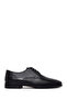 Men's Black Lace-Up Leather Casual Shoes 26Sfd620818