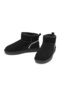 Women's Black Fur Detailed Suede Leather Teddy Boots 25Wfd478010 - 3