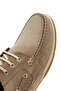 Men's Beige Lace-Up Nubuck Leather Casual Shoes 26Sfd7101V3 - 8