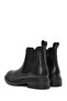 Women's Black Stone Leather Chelsea Boots 25Wfd183018 - 6
