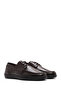 Men's Brown Lace-Up Leather Casual Shoes 25Sfd6030Ft - 3