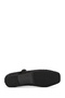Women's Black Stone Genuine Leather Ballerinas, Summer Shoes 25Sfd1800Ts - 4