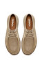 Men's Beige Lace-Up Nubuck Leather Casual Shoes 26Sfd6978V3 - 5