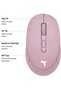 Mouse Çift Modlu Sessiz Kablosuz Fare TM17 Pembe - 4
